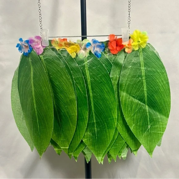 Colorful Hawaiian Luau Costume Set - Picture 2 of 3